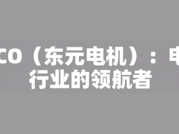 TECO（東元電機(jī)）：電機(jī)行業(yè)的領(lǐng)航者