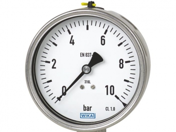 232.50, 233.50波登管壓力表，不銹鋼材質(zhì)