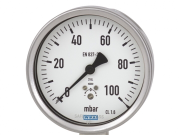 632.50, 633.50膜盒式壓力表，不銹鋼材質(zhì)