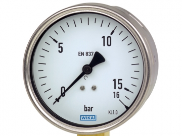 212.20波登管壓力表，銅合金材質(zhì)