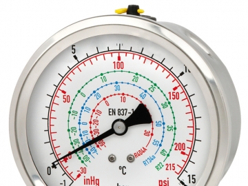 112.28, 132.28波登管壓力表，銅合金或不銹鋼材質(zhì)