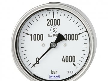 PG23HP-P波登管壓力表，不銹鋼材質(zhì)