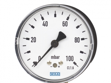 611.10, 631.10膜盒式壓力表，銅合金或不銹鋼材質(zhì)