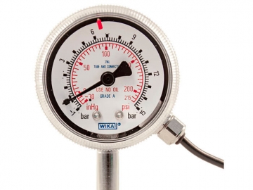 230.15波登管壓力表，不銹鋼材質(zhì)