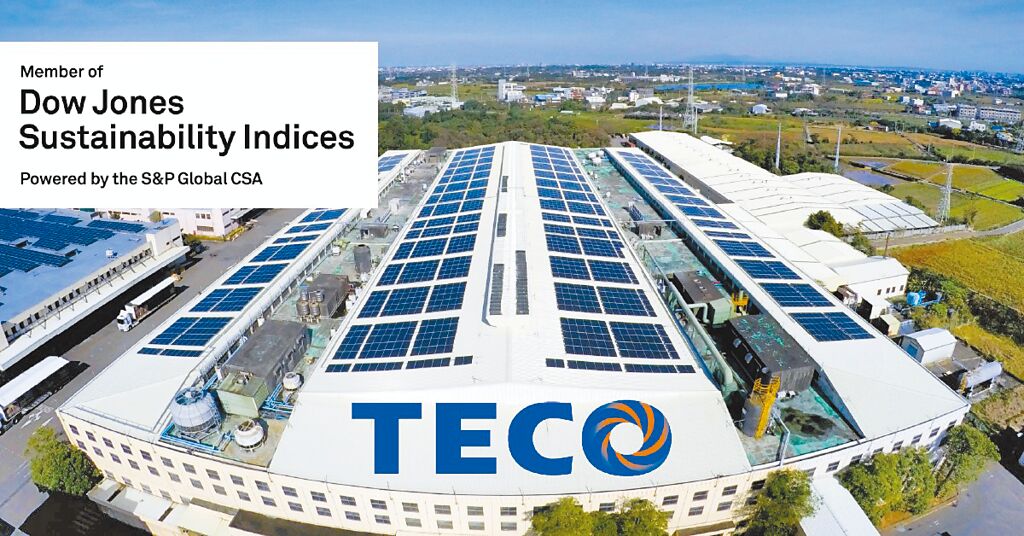 東元電機(jī)已連續(xù)三年入選DJSI道瓊永續(xù)指數(shù)新興市場(chǎng)類別，更三度列入國際永續(xù)評(píng)比機(jī)構(gòu)標(biāo)準(zhǔn)普爾（S&P Global）永續(xù)年鑑。圖／東元電機(jī)提供